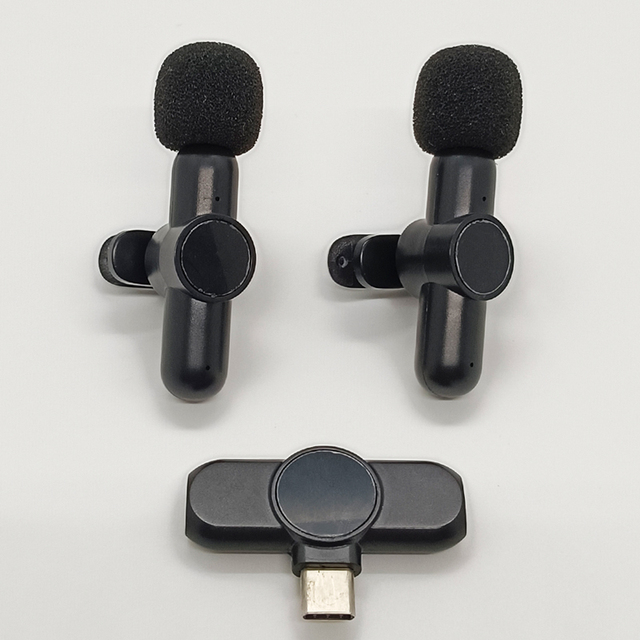 K3-lapel Mini Lavalier Wireless Mic Microphone for Mobile Phone Video Recording Studio Wireless Microphone Tie Professional