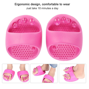Correcteur d'alignement des pieds <span class=keywords><strong>en</strong></span> O/<span class=keywords><strong>X</strong></span>, séparateur d'orteils, redresseur, outil de yoga et de fitness <span class=keywords><strong>en</strong></span> silicone durable/respirant - Product Image 3