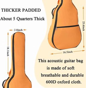 Échantillon Gratuit Vente Directe Usine Sac Acoustique 40/41 Pouces Rembourré 10 mm Imperméable Double Bretelles Style Western - Product Image 5