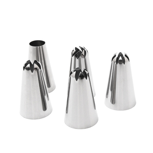 DIY الفولاذ المقاوم للصدأ المعجنات كعكة تزيين طقم أدوات كريم تثليج فوهة تلميح مجموعة - Product Image 3