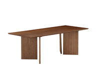 Massivholz Rosenholz Esstisch Mit 4 Stehenden Schmetterlingsbeinen Langer Tisch Einfacher Moderner Holz-Esstisch
