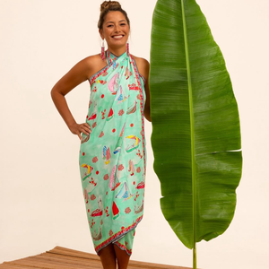 <span class=keywords><strong>Pareo</strong></span> de Algodón Decorativo Hecho a Mano, <span class=keywords><strong>Pareo</strong></span> de <span class=keywords><strong>Playa</strong></span> de Algodón Estampado, Traje de Baño, Vestido, Ropa de Baño de Algodón Personalizable - Product Image 2
