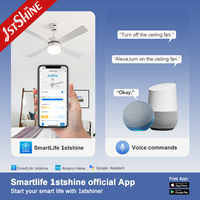 Ventilateur de plafond 1stshine 42 pouces classique avec pales en MDF, moteur AC ultra-silencieux, pour usage intérieur, avec éclairage, idéal pour la décoration intérieure (vente en gros)
