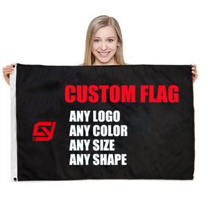 Tùy chỉnh in kỹ thuật số quảng cáo cờ tùy chỉnh cờ với logo hình chữ nhật kinh doanh cờ - Product Image 2