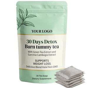 OEM/ODM Extracto de Té Verde Orgánico, Suplementos Herbales para Bajar de Peso, Té Detox para Quemar Grasa Abdominal, Bolsitas de Té Sin Azúcar para Adelgazar - Product Image 1