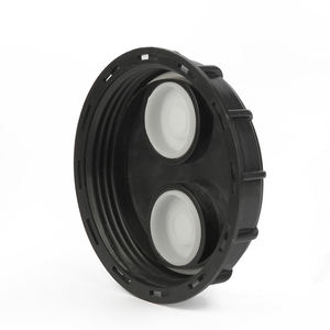 Tutup Tangki IBC Ton Barrel <span class=keywords><strong>Cover</strong></span> S60 100mm 163mm 240mm Ulir Kasar Penutup Tangki Air Lubang Ganda - Product Image 4