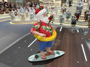 Decorazione Natalizia <span class=keywords><strong>Babbo</strong></span> <span class=keywords><strong>Natale</strong></span> 12 Pollici in Poliestere e Tessuto, Figurina Personalizzata Non Tossica, Durevole ed Ecologica - Product Image 4