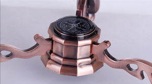 Soporte de Metal de Latón para Globo Terráqueo Esférico de Escritorio, Diseño Único de Zafiro, 23x23x24cm, Estilo Clásico de Lujo para Decoración del Hogar u Oficina - Product Image 2