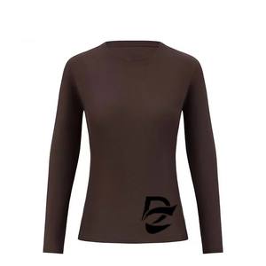 เสื้อยืดกีฬาคอกลมสีสันสดใส ระบายอากาศได้ดี ป้องกันแสงแดด ป้องกันรังสียูวีสูง เสื้อยืดฟังก์ชั่นยืดหยุ่นได้ดี - Product Image 1