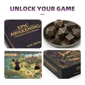 F Embossed Texture FSC Certified Custom Creature Battles Complex Skill Trees Hardcore Strategy High Fantasy <b>Table</b> Top Board Game - Product Image 3