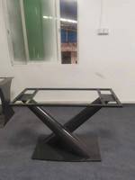 Usine morden durable bureau en gros araignée acier table basse pieds métal