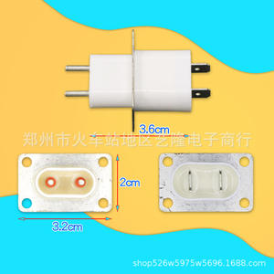 Condensador de paso para horno microondas, piezas de 3.6cm x 2cm con pines y enchufes para accesorios de magnetrón - Product Image 1