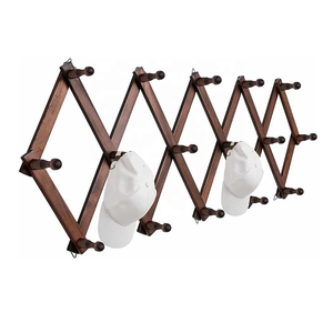 Đa chức năng mở rộng tường kệ <span class=keywords><strong>16</strong></span> móc vải nhựa hat chủ cho nhà bếp phòng khách sử dụng lưu trữ chủ sở hữu kệ - Product Image 1