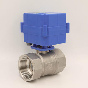 Mini Válvula de Bola Eléctrica de Alto Torque de Acero Inoxidable DN32 5V 12V 24V 220V, Válvula de Drenaje para Control de Agua y Aceite, Compatible con OEM - Product Image 3