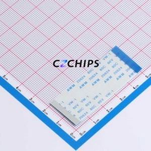 HX FFC-0.5-38P-50mm F FFC Cable (Flexible Flat Cable) P=0.5mm Connector 38P 0.5mm 0.3mm Reverse - Product Image 1