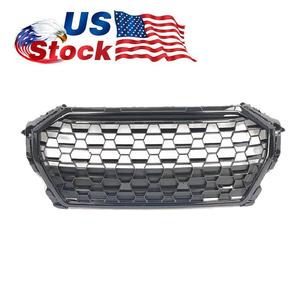 Livraison gratuite, calandre avant de style RSQ3 pour <span class=keywords><strong>Audi</strong></span> <span class=keywords><strong>Q3</strong></span> SQ3 F3 2020 2021 <span class=keywords><strong>2022</strong></span> 2023, calandre avant noire en nid d'abeille - Product Image 2