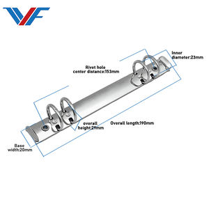 Öffnen, Schließen von Vier-Loch-Clips, Metall binder, Büro dokumente, Studien papiere, Binde ordner, Fotoalben, Kreis clips. - Product Image 3