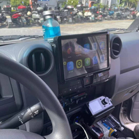 Reproductor de DVD de 9 Pulgadas para Coche con Radio Android, Pantalla Táctil, Navegación GPS y CarPlay para Toyota Land Cruiser LC76/LC75/LC70/LC79
