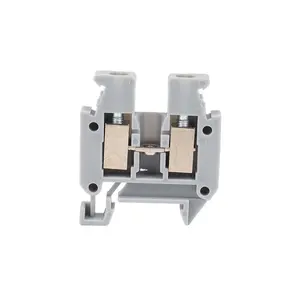 Golden Supplier Screw Clamp Terminal Block MBK5EZ Brass Feed Through Connecting UK Terminals 41A 800V 4mm2 6mm2