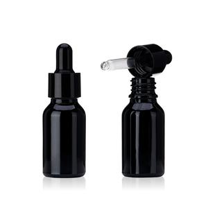 ขายส่ง5มิลลิลิตร10มิลลิลิตร15มิลลิลิตร30มิลลิลิตร50มิลลิลิตรรอบสีดำแก้วขวดหยดน้ำมันหอมระเหยที่มีสีดำปิเปต - Product Image 4