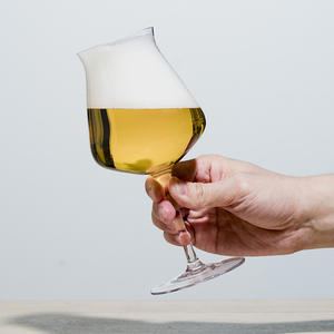 <span class=keywords><strong>Verre</strong></span> à bière <span class=keywords><strong>Teku</strong></span> en cristal sans plomb de 8 pouces de hauteur avec logo <span class=keywords><strong>personnalisé</strong></span>, capacité de 400ml de style moderne avec caractéristiques en <span class=keywords><strong>verre</strong></span> à vin - Product Image 5