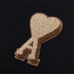 T-shirt da <span class=keywords><strong>uomo</strong></span> personalizzata in puro cotone pesante 230g di alta qualità, <span class=keywords><strong>abbigliamento</strong></span> <span class=keywords><strong>estivo</strong></span> da <span class=keywords><strong>uomo</strong></span> AMI con maniche corte ricamate - Product Image 3