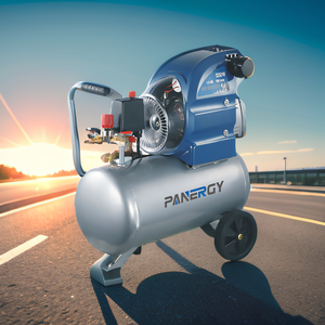 Panergy High Effective Portable Mobile Electric 1.5Kw 2Hp 24 Liter Tank169L/Min <span class=keywords><strong>Mini</strong></span> <span class=keywords><strong>Compresor</strong></span> de aire de conexión directa <span class=keywords><strong>Pintura</strong></span> - Product Image 1