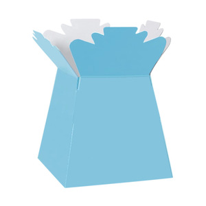 Corrugated Board Trapezoid Self Erecting <b>Box</b> With Die Cut Flaps For Gift And Craft Use Handmade Paper <b>Box</b> - Product Image 2