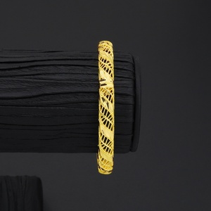 Jxx Venta al por Mayor de Brazaletes Árabes de Dubái para Bodas, Brazaletes de Oro de 24K para Mujer - Product Image 4