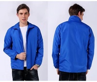 Vente en gros de haute qualité pull coupe-vent veste imperméable avec logo personnalisé pour hommes