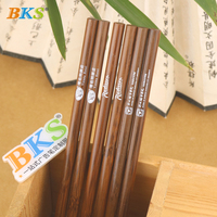 Crayon en bambou HB écologique, logo personnalisé imprimé, fournitures de correction d'écriture publicitaire, crayons standard, mine noire