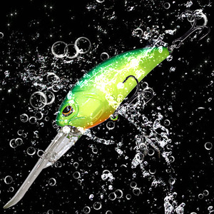 Leurre transfrontalier 15cm 415g, Grand Leurre <span class=keywords><strong>Nageur</strong></span> à Lèvres, Style Rocker, Matériau ABS, Appât Artificiel Dur, Plongée Profonde, Multi-Spécies, pour Poissons Robustes - Product Image 1