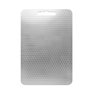 Tabla de Cortar Rectangular de Acero Inoxidable con Patrón de Diamantes, Apta para Lavavajillas, Antibacteriana, de Grado Alimenticio - Product Image 3
