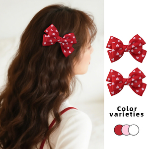 SASA Venta al por Mayor Lazos para el Cabello Navideños para Niños, Hechos a Mano, Elegantes, con Cinta a Cuadros Roja y Verde, para Fiestas Infantiles - Product Image 1