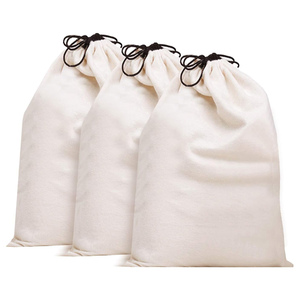Wholesale Promotional Eco Friendly Dust Storage Custom Logo Printed Gift Soap Pouch Linen Candle <b>Canvas</b> Cotton <b>Drawstring</b> <b>Bag</b> - Product Image 1