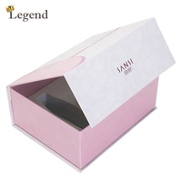 Boîte cadeau rigide en papier magnétique de luxe, boîte d'emballage vide personnalisée pour cosmétiques, parfums, coffrets cadeaux