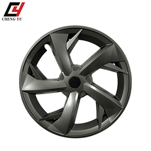 Cache-roues 19 pouces très demandés pour Tesla Model Y Juniper 2025+ – Installation facile, aspect carbone noir brillant, kit de remplacement de carrosserie - Product Image 1