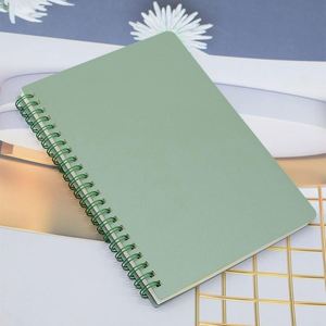 Wholesale Custom Size <b>A4</b>/A5/A6 in Bulk Wire Binding Spiral Kraft Paper Cover Recycled Coil Notebook With Ball Pen - Product Image 2