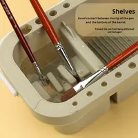 Ensemble de trois seaux d'art multifonctionnels en gros, outils de mélange de couleurs pour la peinture avec boîte d'emballage de peinture hydratante