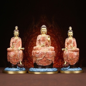 ของตกแต่งสามพระเซียนตะวันตก ตุ๊กตาพระอ<span class=keywords><strong>ม</strong></span>ิตาภพ พระกวน<span class=keywords><strong>อิ</strong></span><span class=keywords><strong>ม</strong></span> พระมหากษัตริย์พระพุทธเจ้า สำหรับ<span class=keywords><strong>บูชา</strong></span>ที่บ้าน - Product Image 4