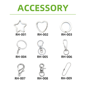 Renhui Đồng Nhẫn Zink Lớn Lớn Phẳng Dây Chia Phụ Kiện Keyring Vòng Chìa Khóa Kim Loại Tùy Chỉnh Móc Khóa Móc Chìa Khóa - Product Image 3