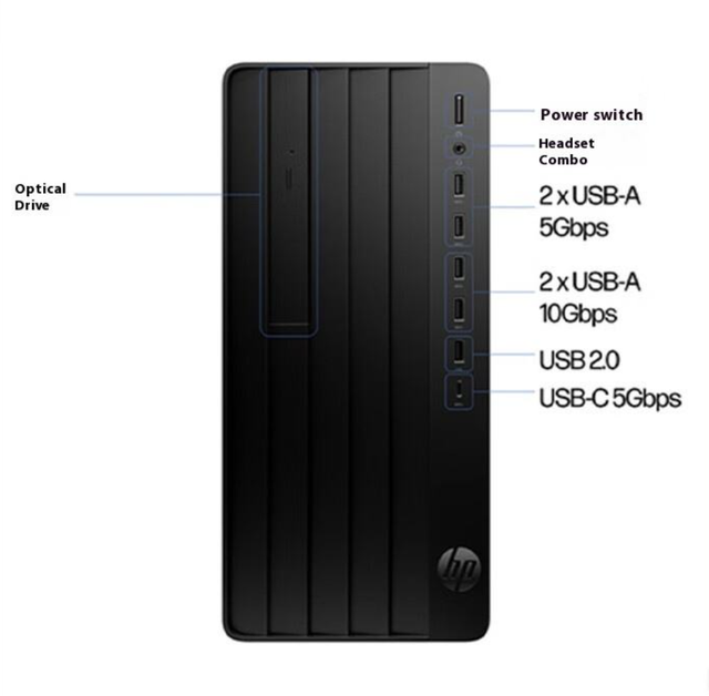 Desktop Workstation PC for HP Pro Tower 288 G9 Win11 Desktop with I5 Processor 8/16/32GB DDR4 256/512GB/1TB SSD & 180W/350W