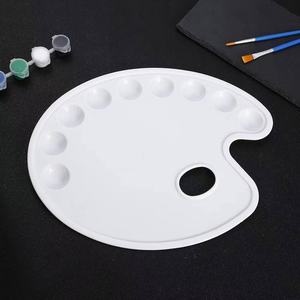 Paleta de Plástico Transparente Básica para Niños, Suministros de Acuarela, Paleta de PP para Estudiantes, Pintura Artística, Bandeja de Pintura Plástica para Mezclar Colores - Product Image 2