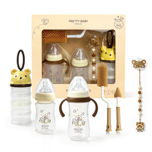 Coffret Cadeau Biberons Nouveau-né en Gros – Ensemble Six Pièces en PP et Silicone pour Bébés et Tout-petits - Product Image 2