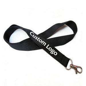 Customized logo Heat Transfer Printing <b>Polyester</b> <b>Lanyard</b> for Work Permit Factory Label Identification Mobile Phone - Product Image 4