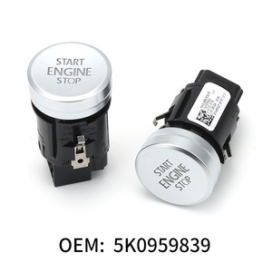 สวิตช์สตาร์ทแบบไร้กุญแจ Volkswagen Scirocco รุ่น 5K0959839B แบบมีสาย วัสดุ ABS ปุ่มสตาร์ท/ดับเครื่องยนต์ - Product Image 3