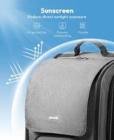 Sac à dos bulle pour chat grand format, respirant, design ergonomique 3D, idéal pour les voyages, la randonnée et le shopping