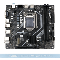 Carte mère PC multi-interface, socket LGA1151, emplacements pour composants, carte mère d'ordinateur, jeu ATX B250, 170x190mm, PCB 4 couches, carte mère de bureau