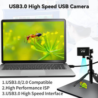 Webcam ELP 4K USB3.0 Dengan Casing Mini IMX678 Kecepatan Tinggi 60fps 3840*2160 Kamera USB Industri untuk Visi Mesin