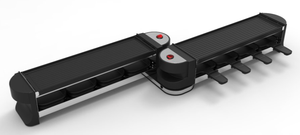 Barbecue Grill de table 2 en 1 antiadhésif, amovible, 1200W, avec 8 casseroles à fonte des <span class=keywords><strong>fromage</strong></span>, idéal pour les fêtes et en famille amusant - Product Image 5